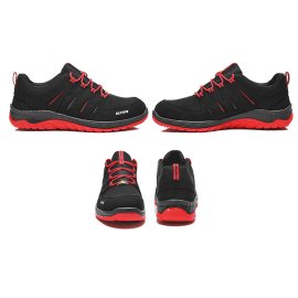 Sicherheitshalbschuh MADDOX black-red Low ESD S3 - 729561 ELTEN Gr. 3 | Sicherheitsschuhe