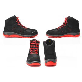 Sicherheitsstiefel MADDOX black-red Mid ESD S3 - 769561...