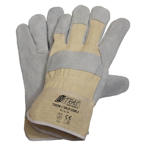 Winter-Handschuh  "Frost Killer - 1302 WI AS-3F Rindspaltleder,W-Futter bis Stulp