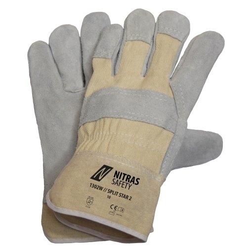 Winter-Handschuh  &quot;Frost Killer - 1302 WI AS-3F Rindspaltleder,W-Futter bis Stulp