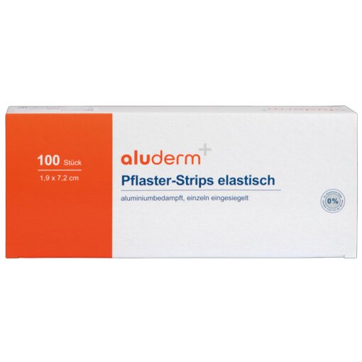 Pflasterstrips aluderm-aluplast elastisch 2,5 x 7,2 cm 100 Stück