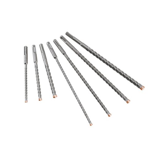 ALPEN SDS-Plus Hammerbohrer Satz FORCE X Mix Box 7 tlg. &Oslash; 6,0-10,0 x 160 und &Oslash; 6,0-12,0 x 260 mm