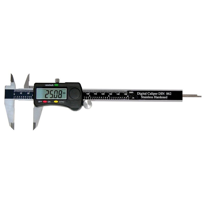 Digital Messschieber DIN 862 150mm mit Rolle und Datenausgang-Standar