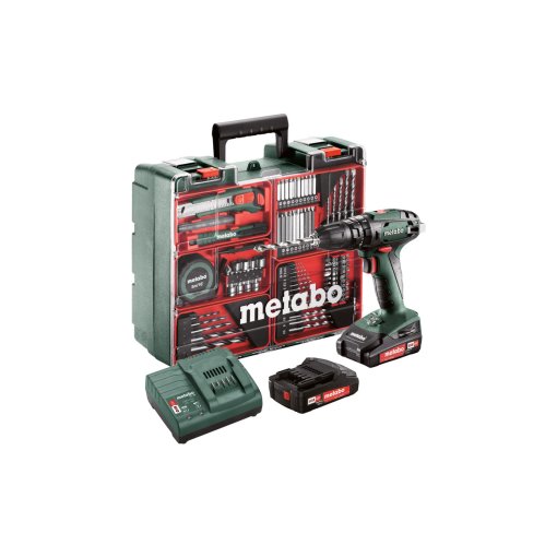 Akku-Schlagbohrmaschine Metabo SB 18 Set mit Mobiler Werkstatt 602245880