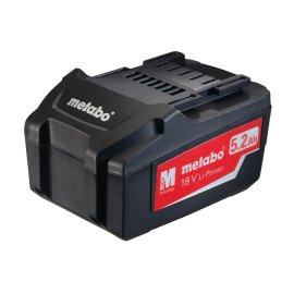 Akkupack Metabo 18 V, 5,2 Ah, Li-Power (625592000)