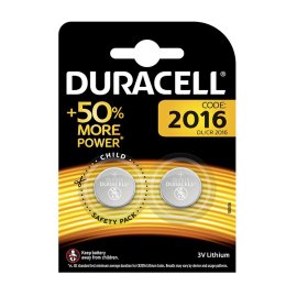 Knopfzelle Duracell 3 V DL/CR 2016 2er Pack