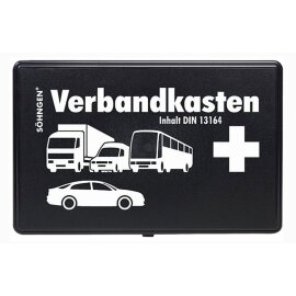 KFZ-Verbandkasten KU schwarz mit Füllung Standard...