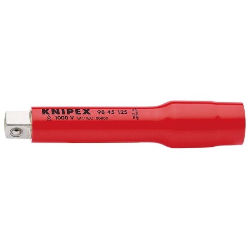 KNIPEX® Verlängerung mit Innen- / Außenvierkant VDE 1/2" 125 mm