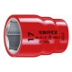 KNIPEX® Steckschlüsseleinsatz für Sechskantschrauben mit Innenvierkant 3/8" VDE SW 13