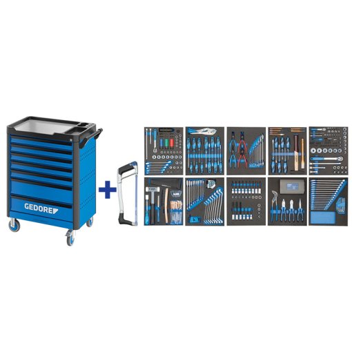 Werkzeugwagen workster mit 308-tlg GEDORE