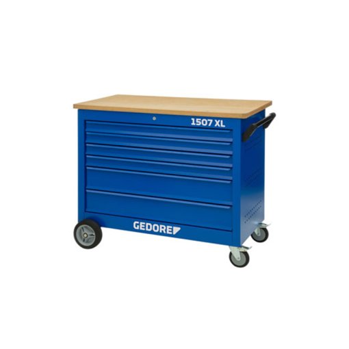 Rollwerkbank 5 extra breite Schubladen 1507 XL 03200 GEDORE