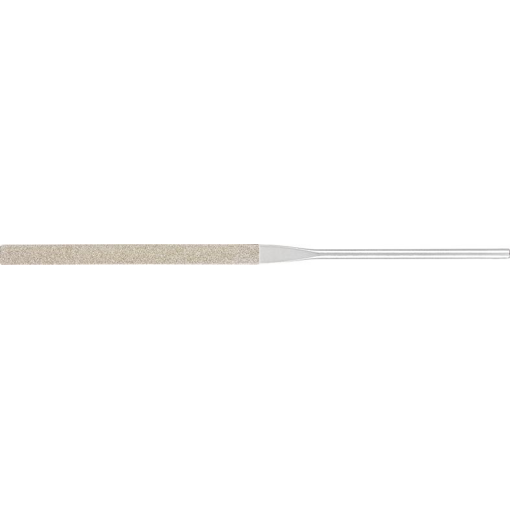 Diamant-Nadelfeile 140 mm  Flach mit runden Kanten  D 126