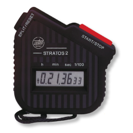 Digital-Stoppuhren STRATOS mit Kordel 10 Std./hours 1/100sec