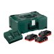 Basis-Set Metabo 3 x LiHD 3.1 Ah + Metaloc (685075000)