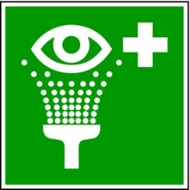 Rettungszeichen Augenspüleinrichtung Kunststoff...