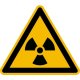 Warnung vor radioaktiven Stoffen Alu 200 mm