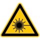 Warnung vor Laserstrahl Kunststoff 200 mm