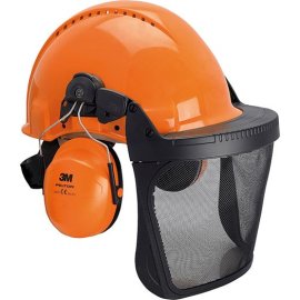 Schutzhelm-Set G3000M Komfort orange