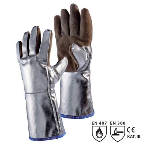 Hitzeschutzhandschuh Jutec® H05LA238-W2 aus Sebatan®-Leder - aluminisiert