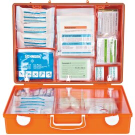 Erste-Hilfe-Koffer MT-CD orange mit Füllung Standard ERW DIN 13169