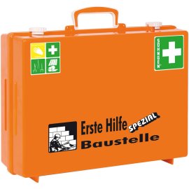 Erste-Hilfe-Koffer Spezial Baustelle DIN 13157 orange