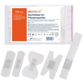 Nachfüllset für Pflasterspender aluderm 115...