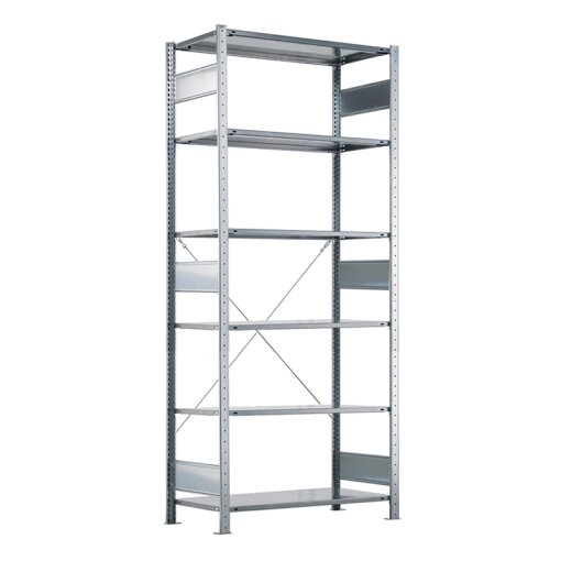Fachbodenkomplettregale 2500x1000x300mm (Grundregal) MULTIplus150 Traglast: 150kg