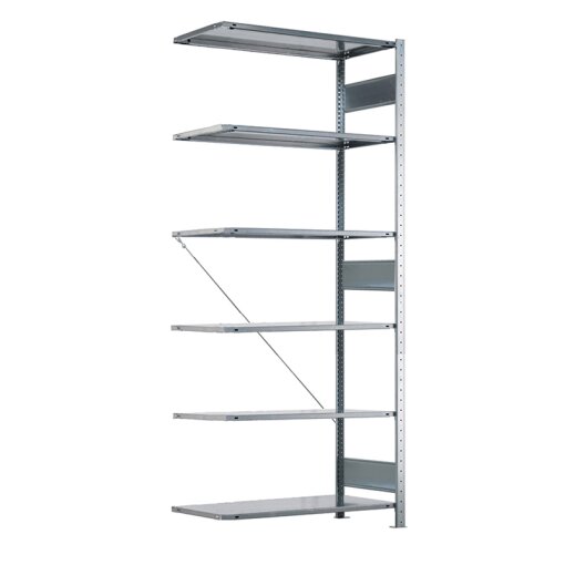 Fachbodenkomplettregale 2500x1000x800mm (Anbauregal) MULTIplus150 Traglast: 150kg