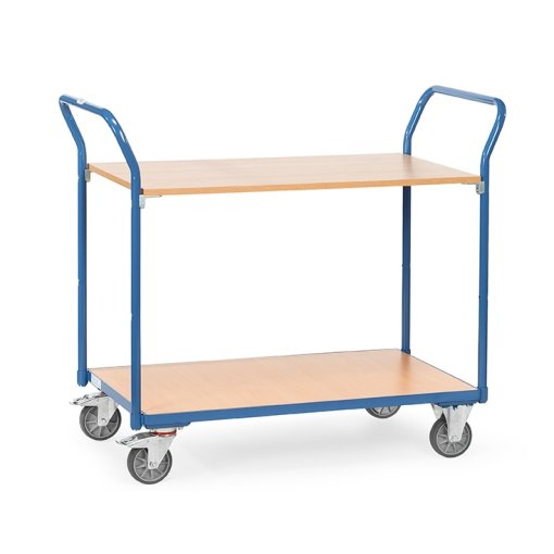 Leichter Tischwagen Tragkraft 200kg/80kg - Ladefläche: 1000x600mm