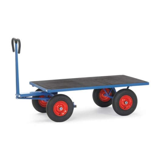 Handpritschenwagen Luftbereift - Ladefläche: 1200 x 800mm - Tragkraft: 700kg