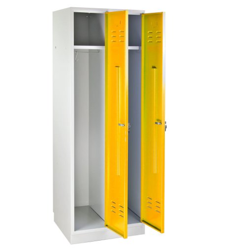 ADB Umkleideschrank Regular Spind rapsgelb 1775x600x500 mm