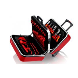 KNIPEX® Werkzeugkoffer "BIG Twin Move RED" Elektro Kompetenz