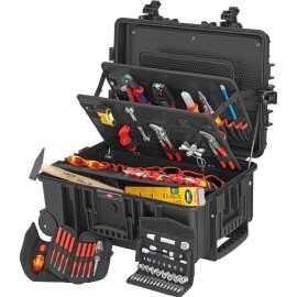 Werkzeugsortiment Robust 45 Move Elektro 63-teilig Knipex
