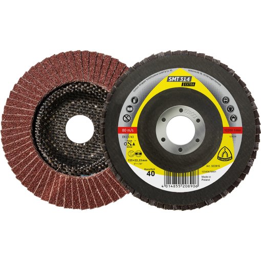 1 Stk. Fächerscheibe SMT 314 Extra 125 x 22,23mm Korn 40
