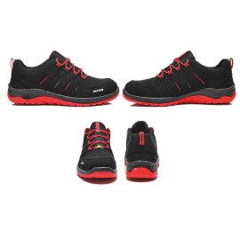 Sicherheitshalbschuh MADDOX black-red Low ESD S3 - 729561 ELTEN Gr. 44