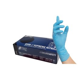 1 Box Nitril-Einweghandschuh Nitras® 8300 SUPREME NITRILE, ungepudert Größe S