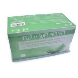 1 Box med. Gesichtsmaske NITRAS SOFT PROTECT 4322...