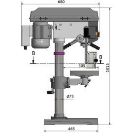 Tischbohrmaschine OPTIdrill D 23Pro 