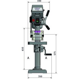 Optimum Tischbohrmaschine D 23Pro (400 V) Aktions Set