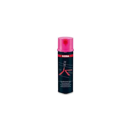 Baustellenmarkierspray 500ml E-COLL pink