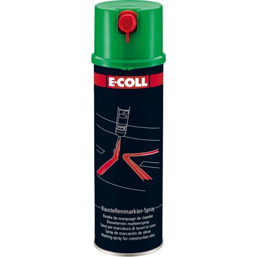 Baustellenmarkierspray 500ml E-COLL gr&uuml;n