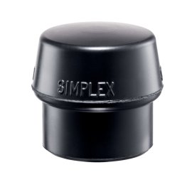 Schlageinsatz SIMPLEX Gummikomposition, schwarz, Halder 40mm