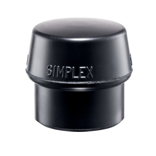 Schlageinsatz SIMPLEX Gummikomposition, schwarz, Halder 80mm