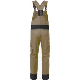 Latzhose 1555 STFP Khaki/Schwarz Gr. 60