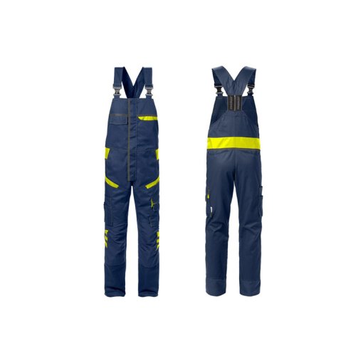 Latzhose 1555 STFP Kansas&reg; 129486 Marine/Warnschutz-Gelb Gr.60