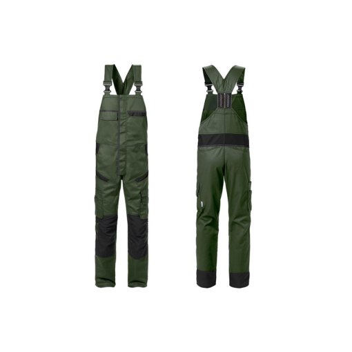 Latzhose 1555 STFP Kansas&reg; 129486 Army Gr&uuml;n/Schwarz Gr.62