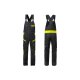 Latzhose 1555 STFP Kansas&reg; 129486 Schwarz/Warnschutz-Geld Gr.56