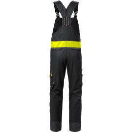 Latzhose 1555 STFP Schwarz/Warnschutz-Gelb Gr. 62