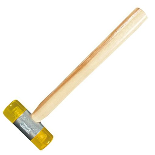 Kunststoffhammer gelb 22mm Gr.1