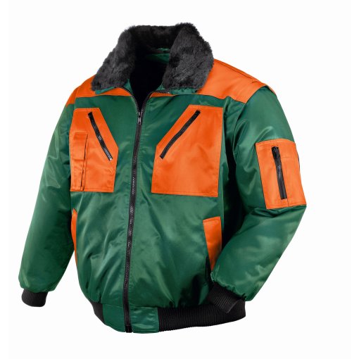 Pilotenjacke OSLO teXXor 4178 grün/orange Gr.S
